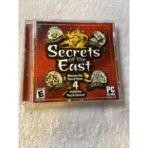 Secrets of the East PC CD ROM Sudoku Mahjongg Go Kakuro VTG 2006 Puzzles Games